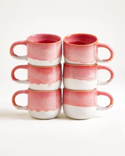 Coimbra Tasse klein pink 6er-Set