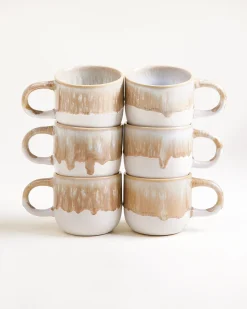 Coimbra Tasse klein sand 6er-Set