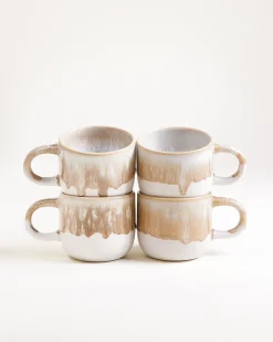 Coimbra Tasse klein sand 4er-Set