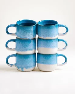 Coimbra Tasse klein türkis 6er-Set