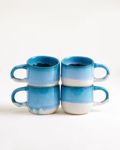 Coimbra Tasse klein türkis 4er-Set