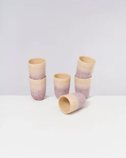 Copa Alto Becher groß apricot flieder 6er-Set