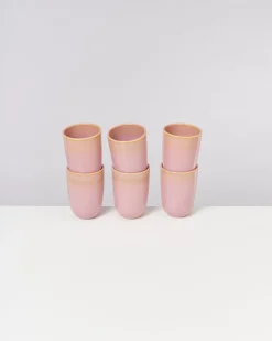 Copa Alto Becher groß gelb rosé