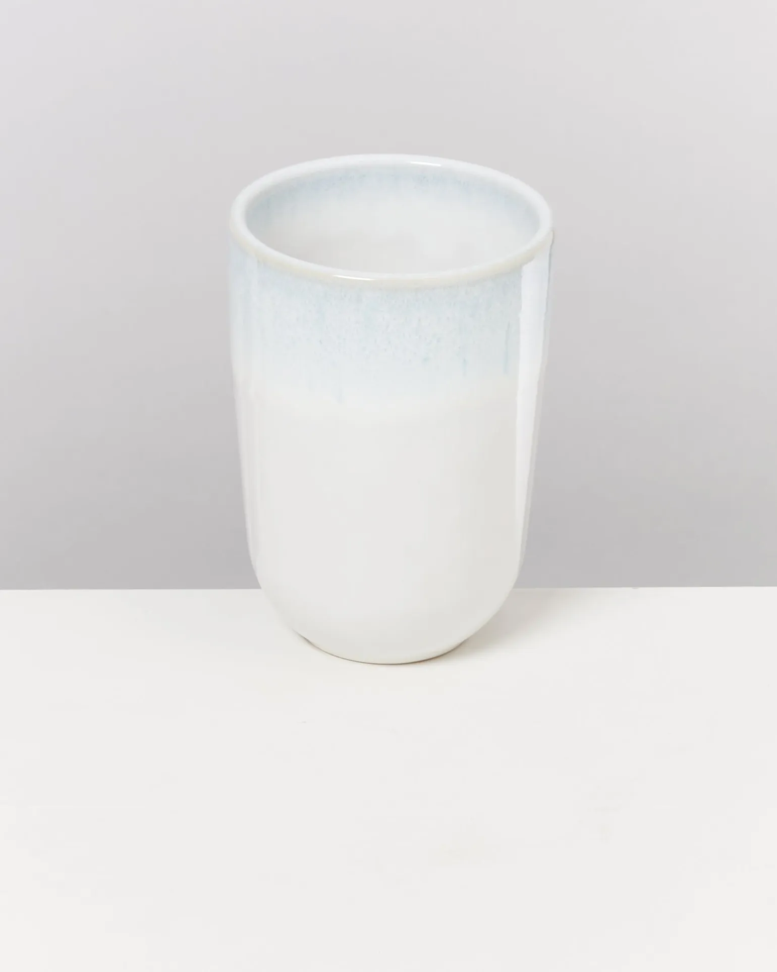 Copa Alto Becher groß mint weiß