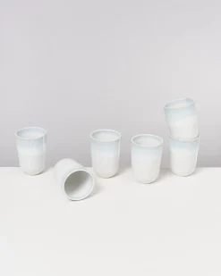 Copa Alto Becher groß mint weiß