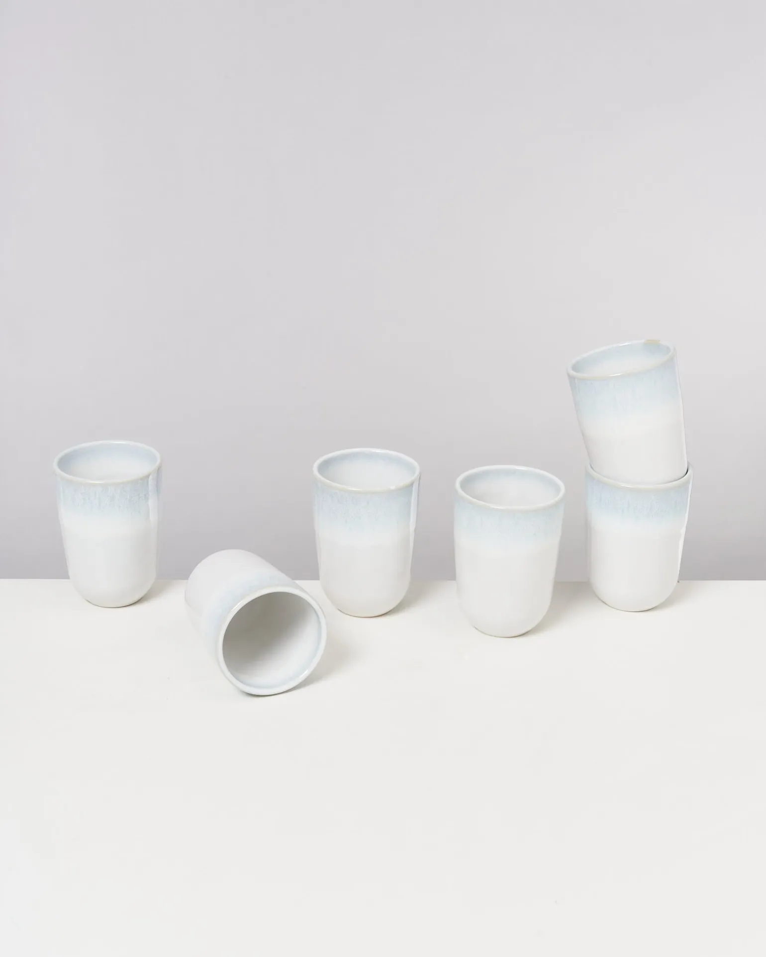 Copa Alto Becher groß mint weiß