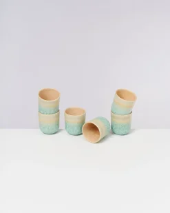 Copa Alto Becher klein apricot mint 6er-Set