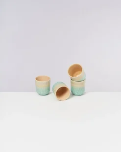 Copa Alto Becher klein apricot mint 4er-Set