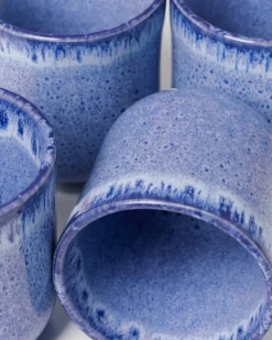 Copa Alto Becher klein gesprenkelt dunkelblau