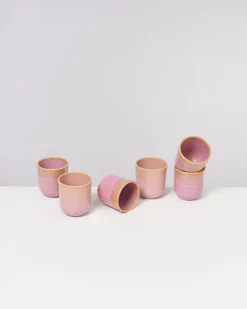 Copa Alto Becher klein gelb rosé 6er-Set