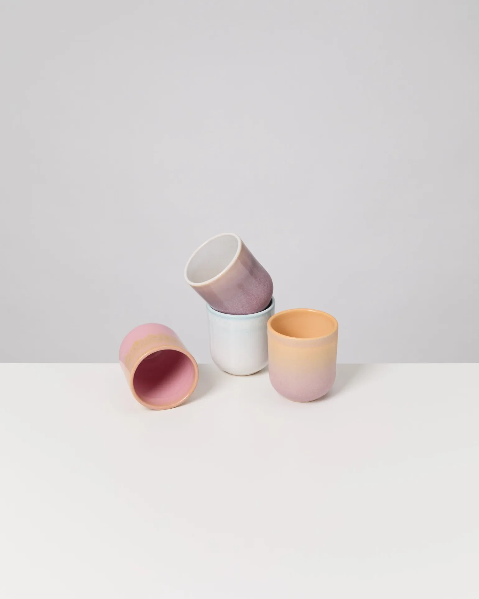 Copa Alto Becher klein Retro Vibe mix 4er-Set