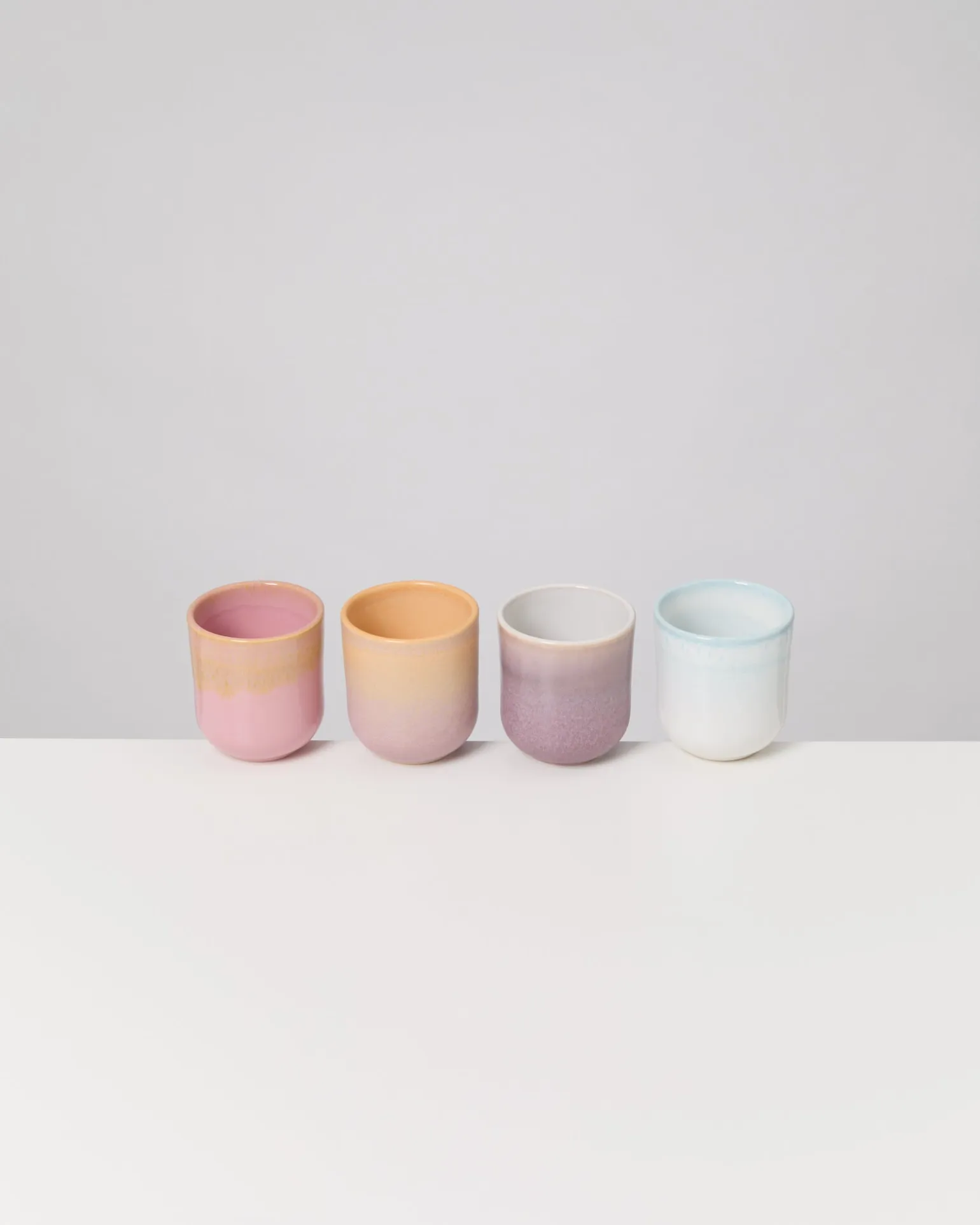 Copa Alto Becher klein Retro Vibe mix 4er-Set