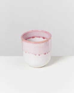 Copa Alto Becher klein rosa weiß