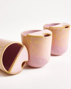 Copa Alto Becher klein To-Go gelb rosé