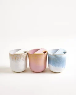 Copa Alto Becher klein To-Go gelb rosé