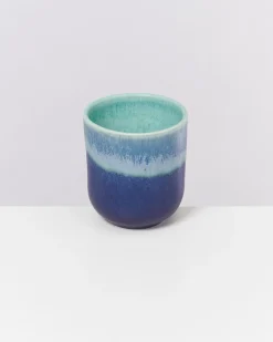 Copa Alto Becher klein türkis dunkelblau
