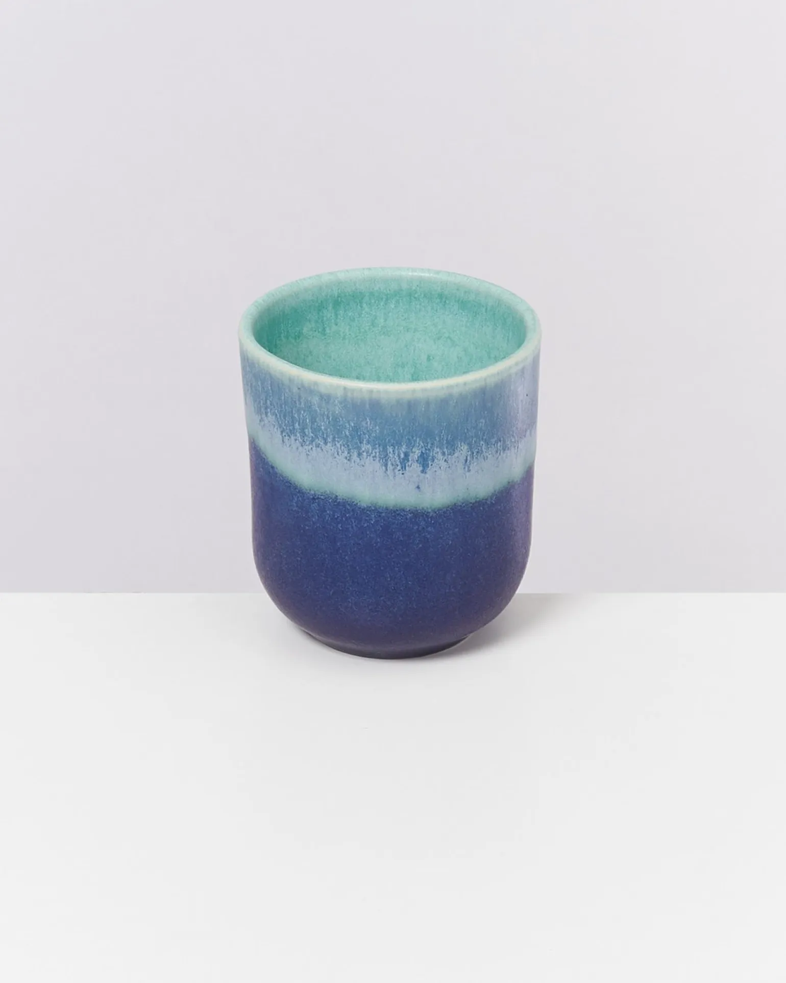 Copa Alto Becher klein türkis dunkelblau