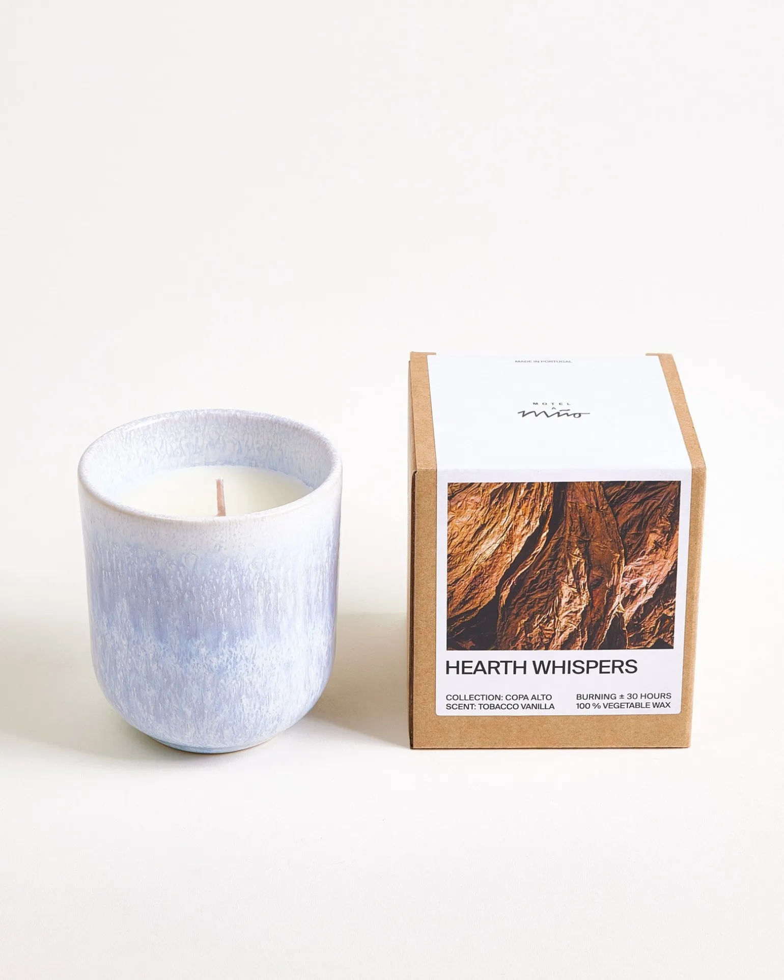 Copa Alto Duftkerze Hearth Whispers hellblau
