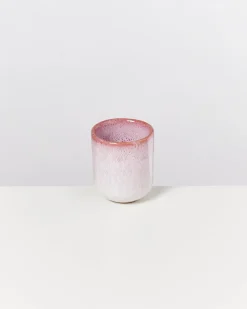 Copa Alto Espressobecher rosa weiß