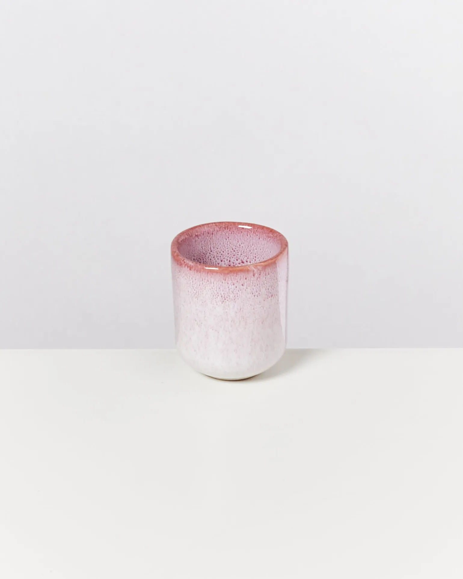 Copa Alto Espressobecher rosa weiß