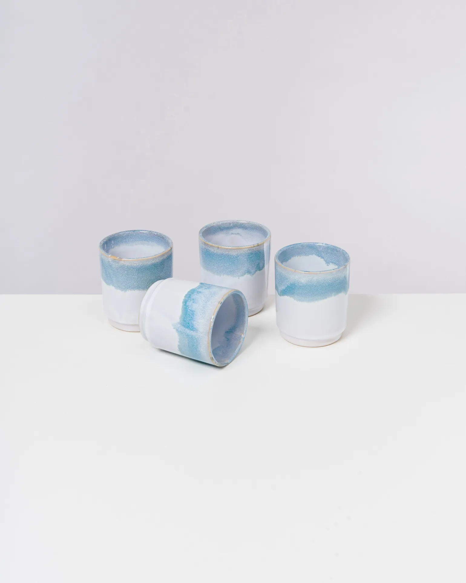 Cordoama Becher groß aqua 4er-Set