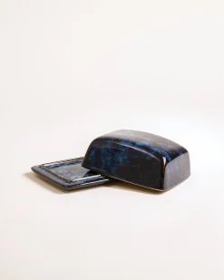 Cordoama Butterdose dunkelblau