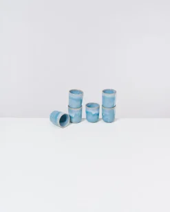 Cordoama Espressobecher aqua 6er-Set