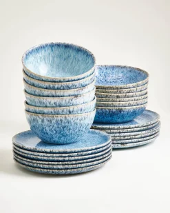 Cordoama Geschirr-Set classic blau 24-teilig