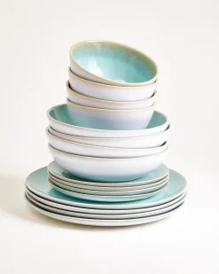 Cordoama Geschirr-Set classic mint 16-teilig