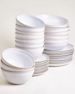 Cordoama Geschirr-Set classic weiß 40-teilig