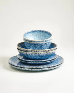 Cordoama Geschirr-Set classic blau 8-teilig