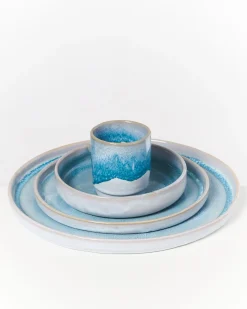 Cordoama Teller groß aqua