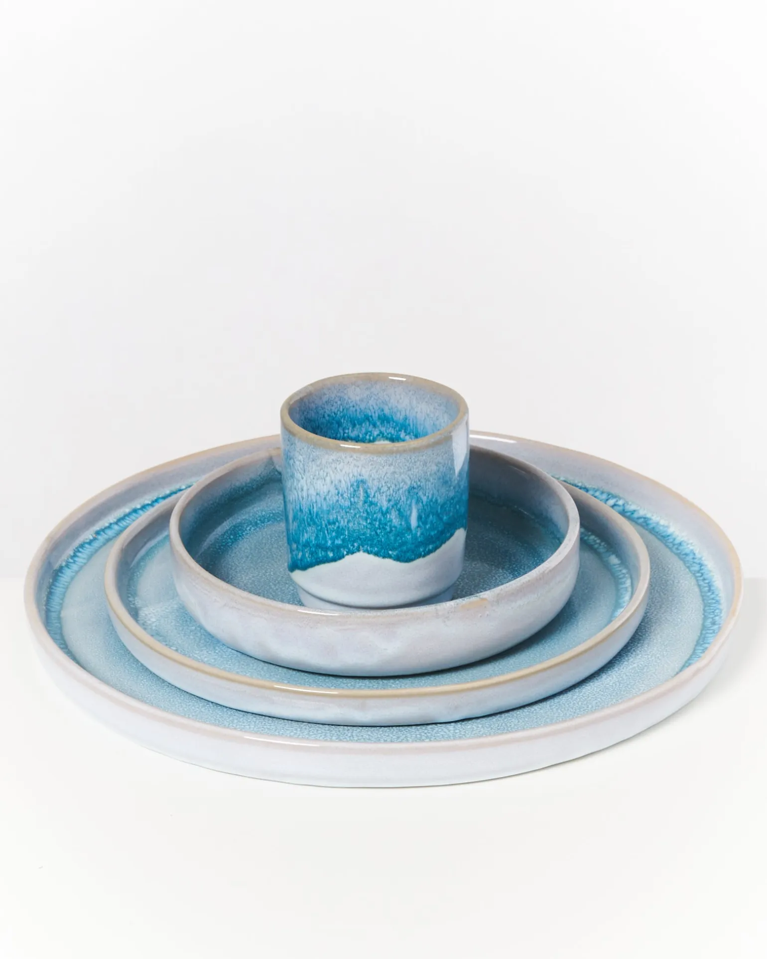 Cordoama Teller groß aqua