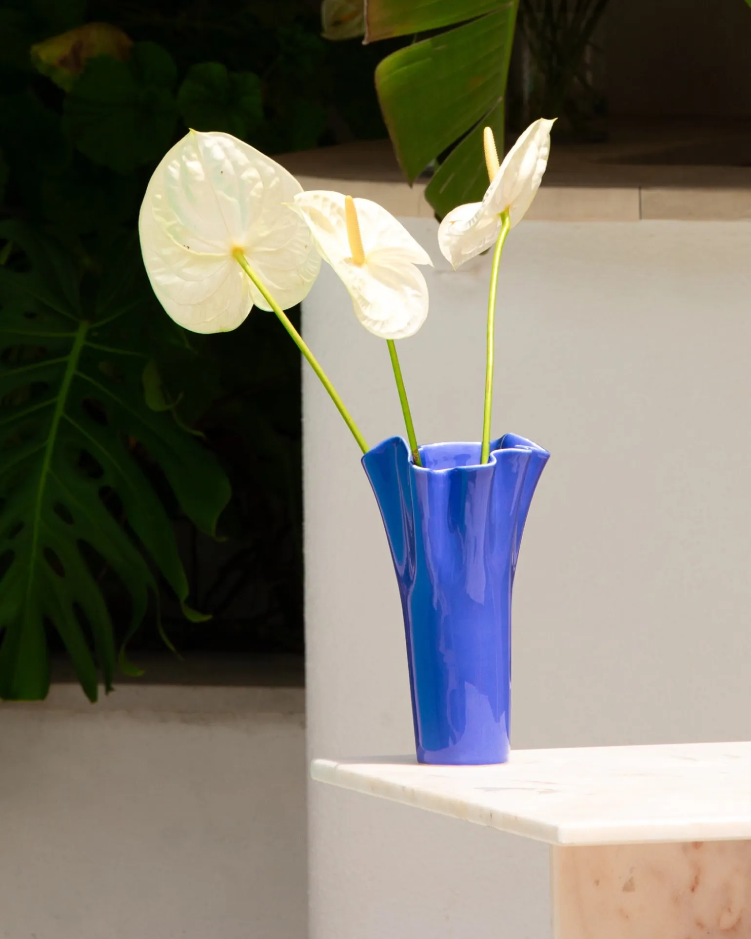 Duna Vase L cornflower
