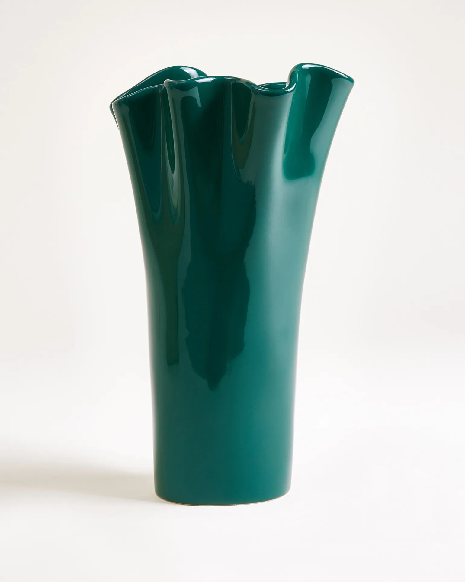 Duna Vase L dunkelgrün