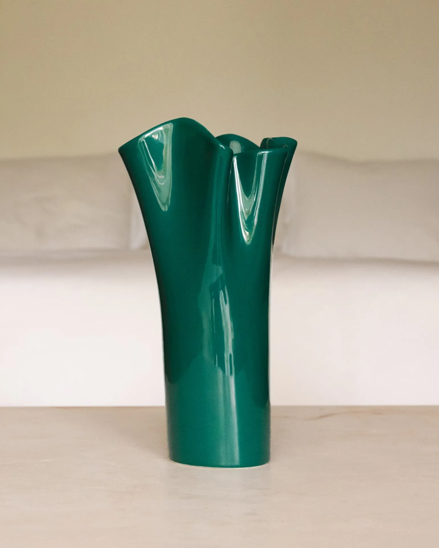 Duna Vase L dunkelgrün