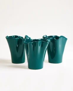 Duna Vase S dunkelgrün