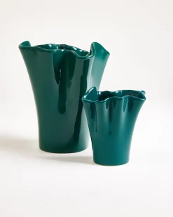 Duna Vase S dunkelgrün