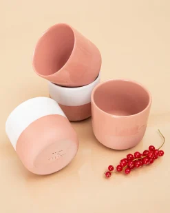 Dusty Rose Becher klein rosé 4er-Set