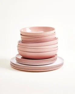 Dusty Rose Geschirr-Set rosé 16-teilig