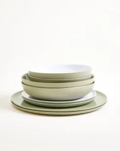 Dusty Sage Geschirr-Set salbeigrün 8-teilig