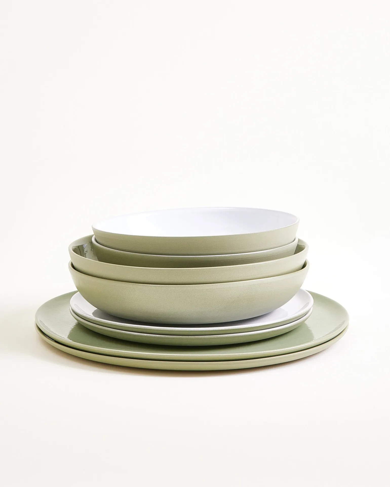 Dusty Sage Geschirr-Set salbeigrün 8-teilig