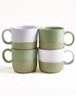 Dusty Sage Tasse klein salbeigrün 4er-Set