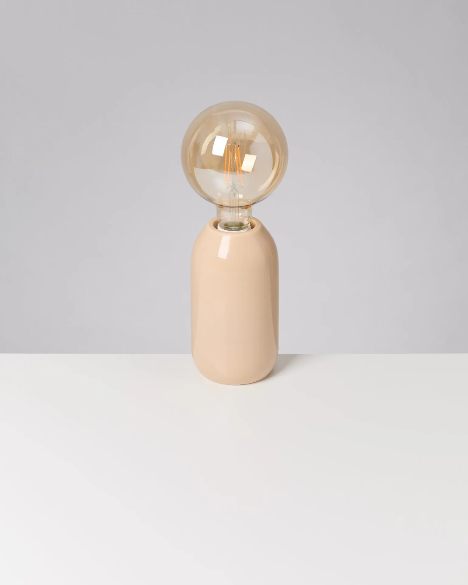 Farol Keramiklampe cappuccino