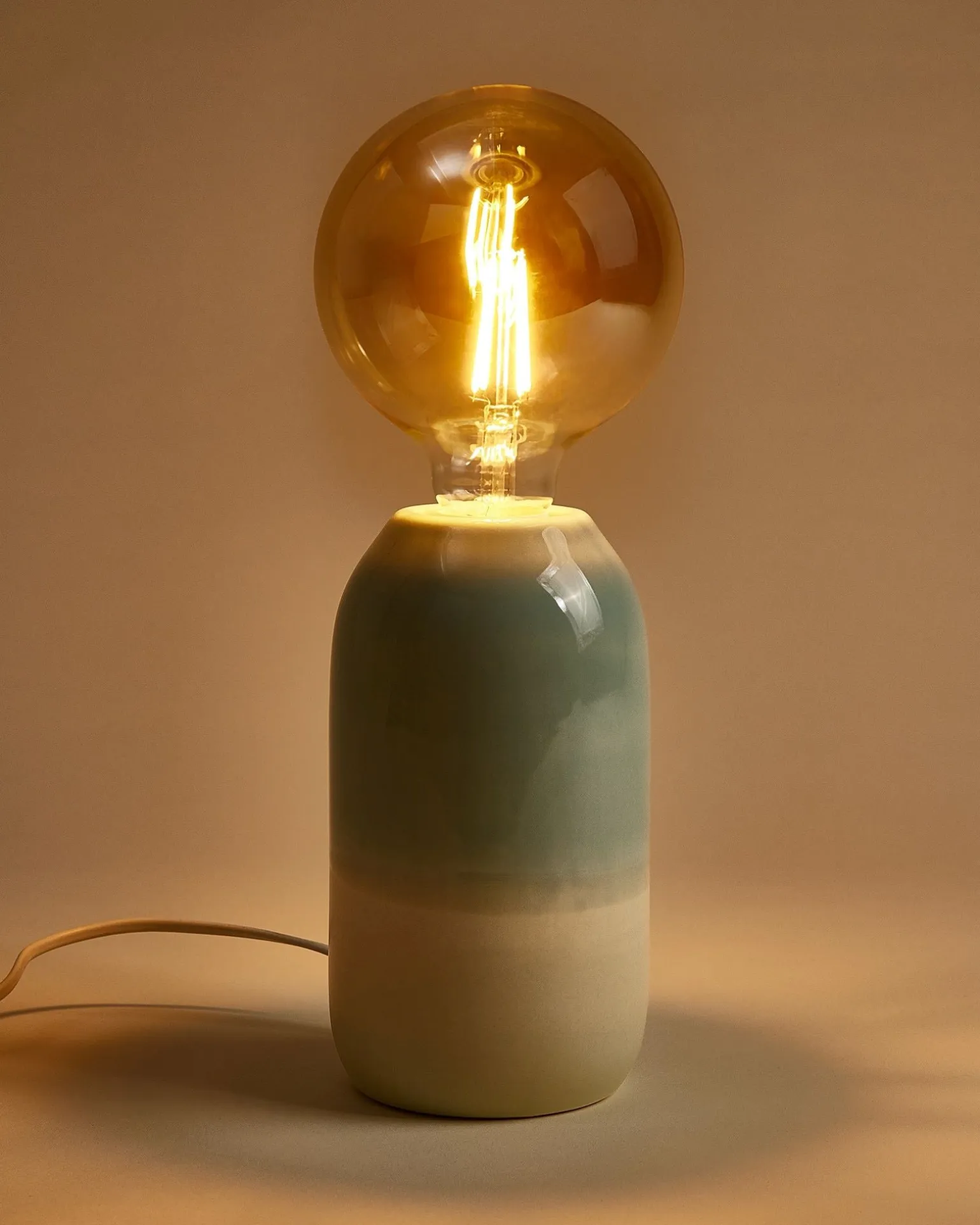 Farol Keramiklampe mint