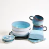 Geschirr-Set Blue Horizon aqua grünblau 9-teilig
