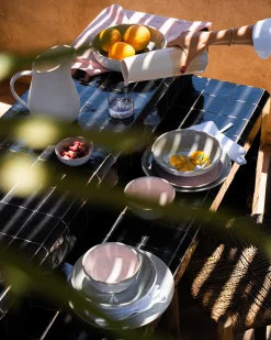 Geschirr-Set Endless Summer grau rosé 16-teilig