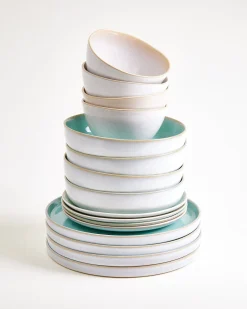 Geschirr-Set Mint Harmony mint sand 16-teilig