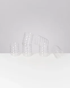 Joia Glas groß bubble transparent 6er-Set