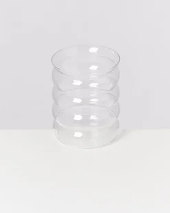 Joia Glas groß bubble transparent